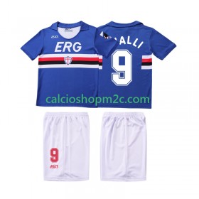 Sampdoria VIALLI 9 1991 Retro Bambino Maglia Prima 1990 Manica Corta
